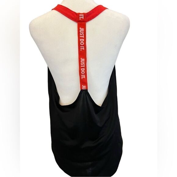 NIKE black/orange loose fit yoga/athletic top, size L. - Picture 4 of 7